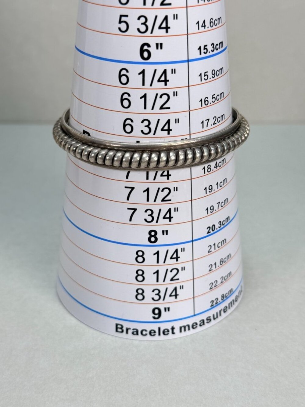 Vintage MWS Mexico 925 Sterling Silver Ribbed Cuff Bracelet Mark Wasserman - Picture 3 of 11